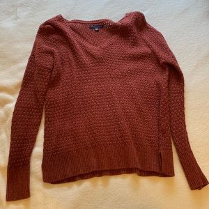 Burnt orange/maroon american eagle sweater